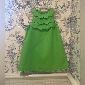 Jacadi Scalloped Peter Pan Collar Dress 3T like New